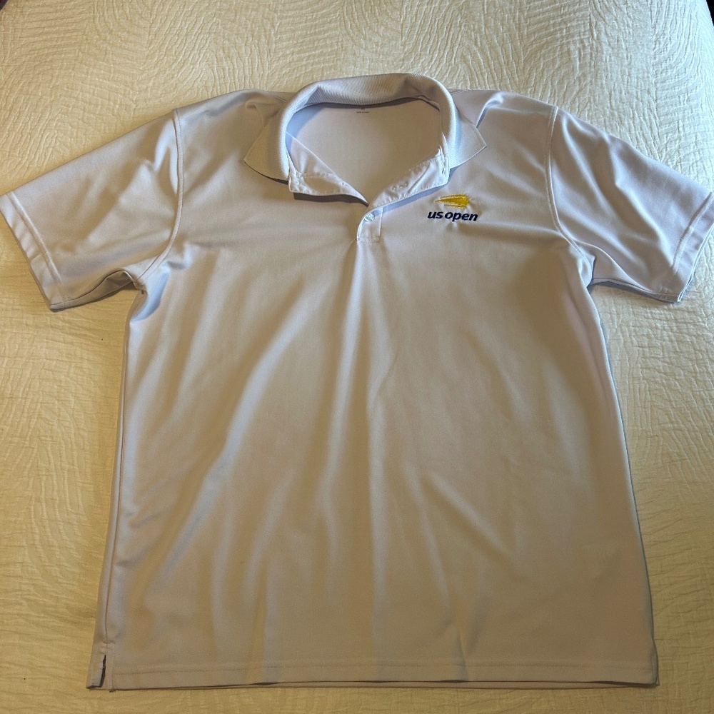 US Open Branded White Golf Polos (Set of 2)